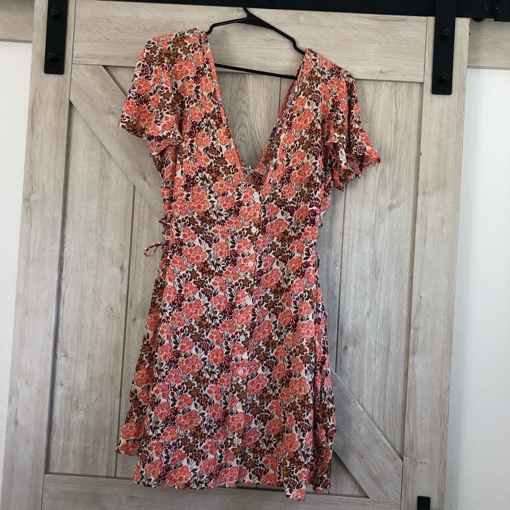 Band of Gypsies flower mini dress